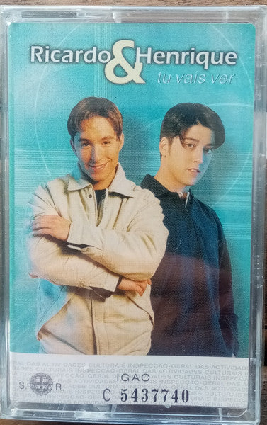 CASSETTE Ricardo & Henrique – Tu Vais Ver - USADO